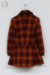 SHUSHU TONG double collar long coat aw21co07 orange